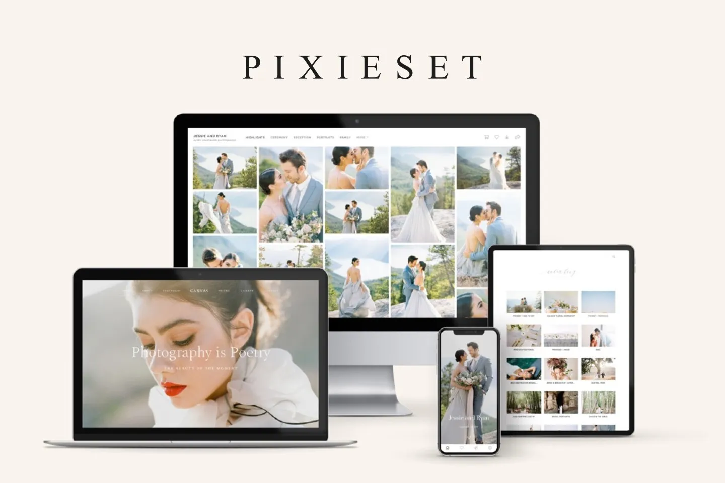 Pixieset product visual